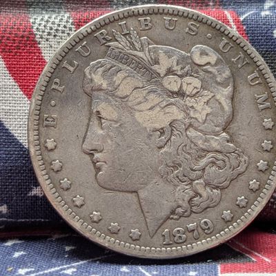 Sale Photo Thumbnail #351: 1879-S Morgan 90% Silver Dollar REV 1878 - VF