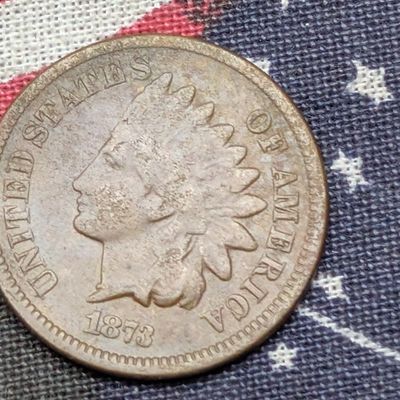Sale Photo Thumbnail #331: 1873 Indian Head Cent