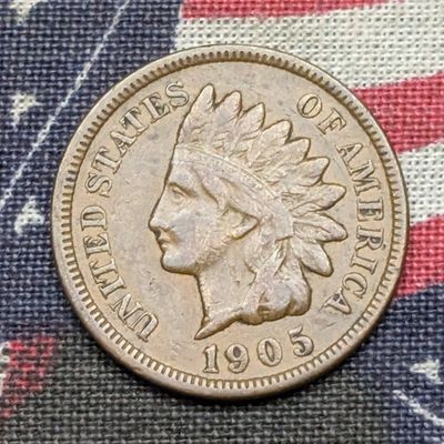 Sale Photo Thumbnail #182: 1905 Indian Head Cent - VF