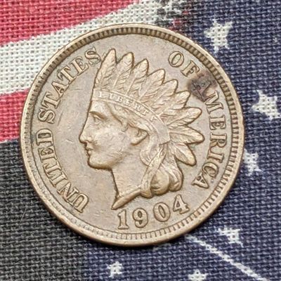 Sale Photo Thumbnail #338: 1904 Indian Head Cent - XF