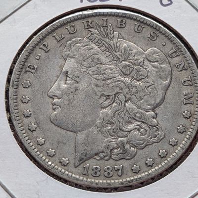 Sale Photo Thumbnail #155: 1887-O 90% Silver Morgan Dollar