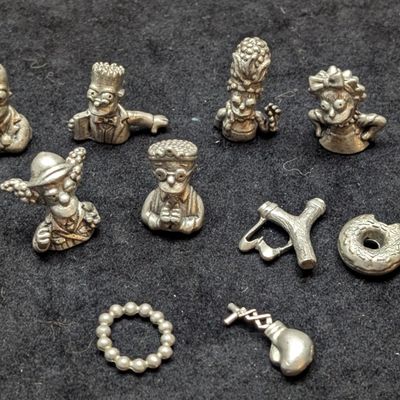 Sale Photo Thumbnail #108: (10) The Simpson's Pewter Miniature Figurines