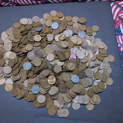 Sale Photo Thumbnail #349: (1,000) Various Dated Lincoln Wheat Cents