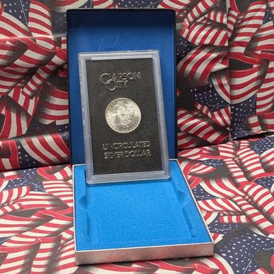 Sale Photo Thumbnail #355: 1884-CC Morgan 90% SILVER Dollar - Choice UNC in GSA Packaging