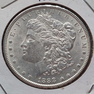 Sale Photo Thumbnail #135: 1888 90% Silver Morgan Dollar