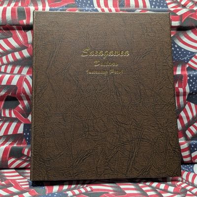 Sale Photo Thumbnail #434: Complete 2000-2011 Sacagawea P&D-UNC and S-PROOF Native American Dollars in Dansco Album w/ Sleeve (FULL + Extras - 48 Coins)