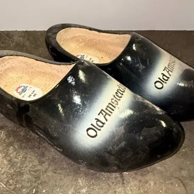 Old Amsterdam Style Wooden Clogs 