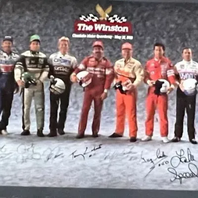 1988 The Winston NASCAR Driver Signed Poster 