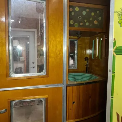 Custom Tiki Style Travel Trailer 