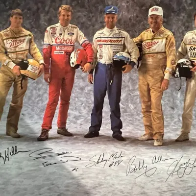 1988 The Winston NASCAR Driver Signed Poster 
