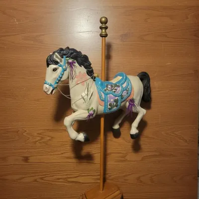 Decorative Carousel Horse Style Statue