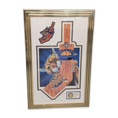 Sale Photo Thumbnail #351: Wayne Huizenga Signed Florida Panthers Inaugural Game Lithograph