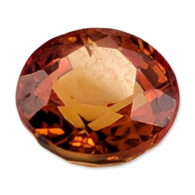 Sale Photo Thumbnail #425: Oval Modified Brilliant Cut Orange Gemstone