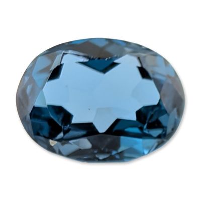 Sale Photo Thumbnail #243: London Blue Topaz Oval Cut Loose Gemstone