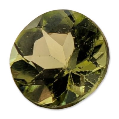 Sale Photo Thumbnail #489: Round Brilliant Cut Peridot Gemstone