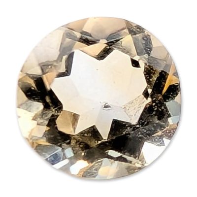 Sale Photo Thumbnail #121: Faceted Round Champagne Toned Loose Gemstone