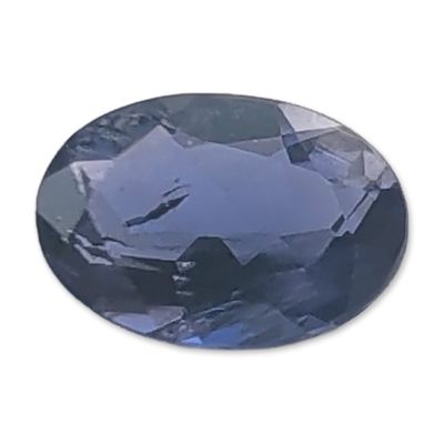Sale Photo Thumbnail #190: Oval Cut Violet Blue Iolite Gemstone