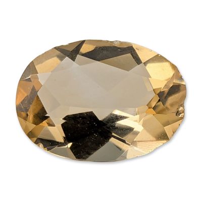Sale Photo Thumbnail #408: Loose Oval Faceted Yellow Gemstone