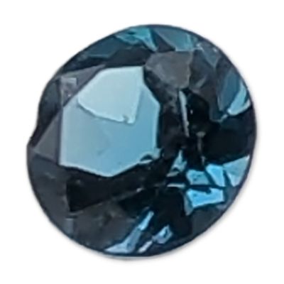 Sale Photo Thumbnail #414: Round Brilliant Cut Blue Gemstone