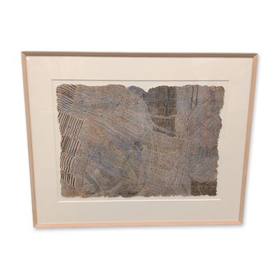 Sale Photo Thumbnail #337: Paul Stewart (American, b. 1928) Framed Intaglio on Paper, Aerial