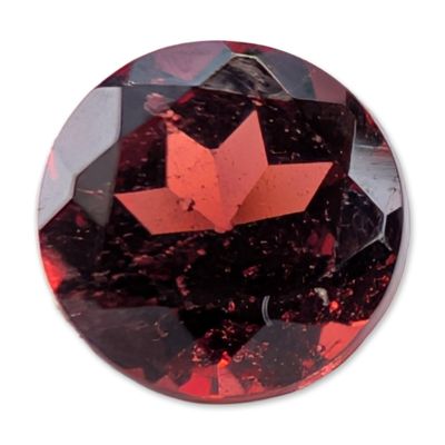 Sale Photo Thumbnail #462: Loose Round Brilliant Cut Red Garnet Gemstone