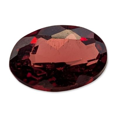 Sale Photo Thumbnail #139: Oval Cut Deep Red Loose Gemstone