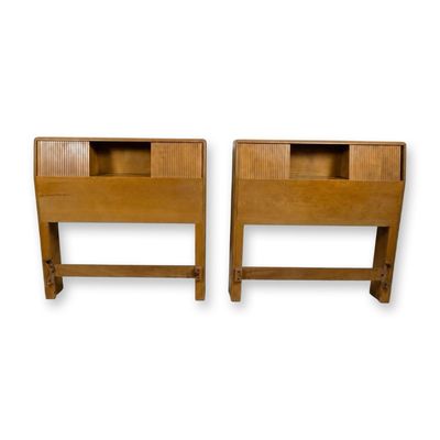 Sale Photo Thumbnail #341: Pair of Heywood-Wakefield Mid-Century Modern Birch Headboards