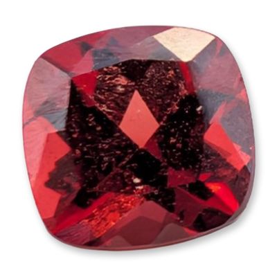 Sale Photo Thumbnail #175: Cushion Cut Red Garnet Gemstone 1.2 Carats