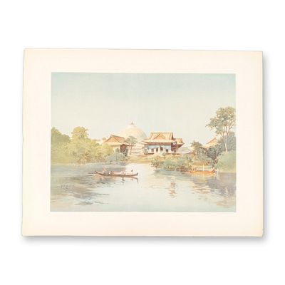 Sale Photo Thumbnail #345: 1893 Chicago World Fair Columbian Exposition Chromolithograph on Paper