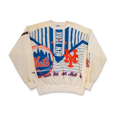 Sale Photo Thumbnail #58: Majestic 1992 New York Mets AOP Sweatshirt