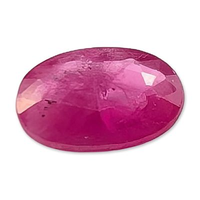 Sale Photo Thumbnail #495: Oval Cut Purplish Red Ruby Gemstone