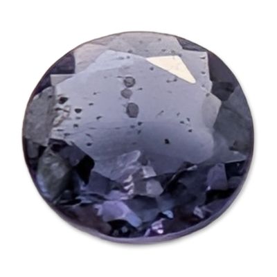 Sale Photo Thumbnail #477: Violet-Blue Round Brilliant Cut Loose Iolite Gemstone