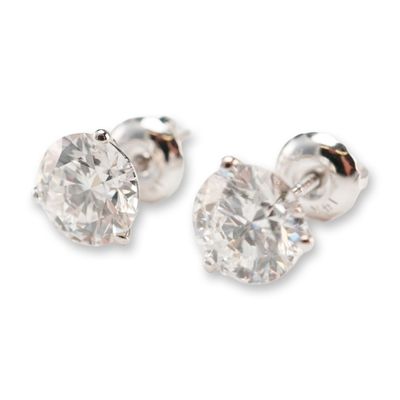 Sale Photo Thumbnail #107: 14K White Gold 2.10ctw Diamond Stud Earrings
