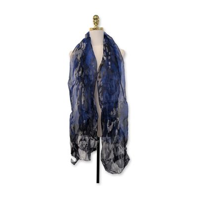 Sale Photo Thumbnail #255: Armani Collezioni Abstract Chiffon Scarf