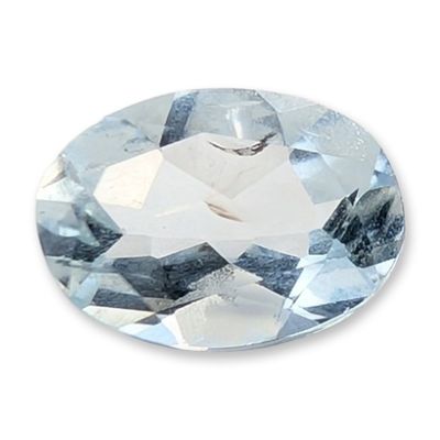 Sale Photo Thumbnail #206: Oval Brilliant Cut Pale Blue Quartz Gemstone