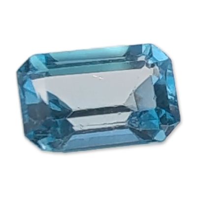 Sale Photo Thumbnail #523: Emerald Cut Blue Topaz Gemstone