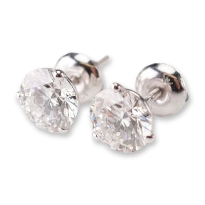Sale Photo Thumbnail #106: 14K White Gold 1.82ctw Diamond Stud Earrings