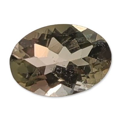 Sale Photo Thumbnail #410: Oval Olive Green Gemstone
