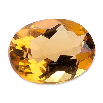 Sale Photo Thumbnail #451: Oval Mixed Cut Yellow Citrine Gemstone