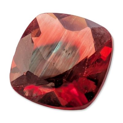Sale Photo Thumbnail #461: Cushion Cut Red Rhodolite Garnet Gemstone