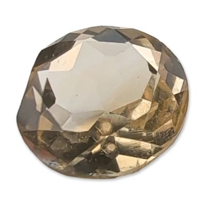 Sale Photo Thumbnail #155: Champagne Tone Round Brilliant Cut Citrine Gemstone