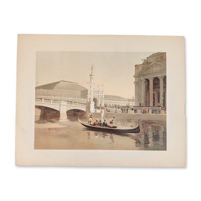 Sale Photo Thumbnail #62: 1893 Chicago World Fair Columbian Exposition Chromolithograph on Paper