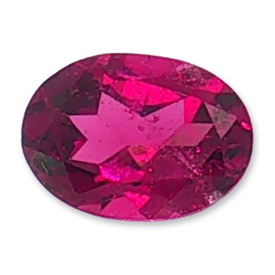 Sale Photo Thumbnail #251: Oval Cut Purplish Red Loose Tourmaline Gemstone