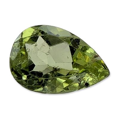 Sale Photo Thumbnail #485: Pear Cut Yellowish Green Loose Peridot Gemstone