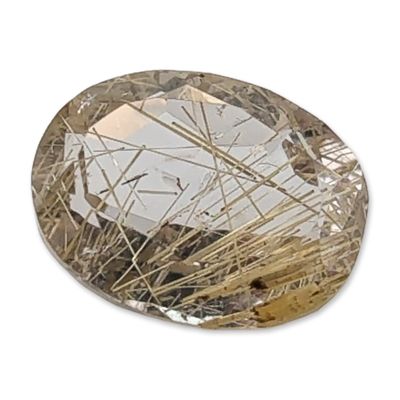 Sale Photo Thumbnail #496: Oval Cut Golden Rutilated Quartz Loose Gemstone