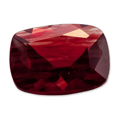 Sale Photo Thumbnail #133: Cushion Cut Red Stone