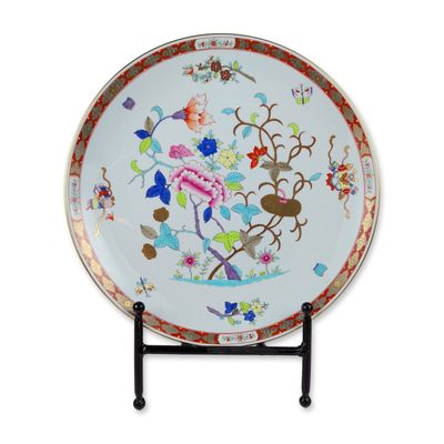 Sale Photo Thumbnail #39: Herend Hungary Shanghai Pattern Porcelain Wall Charger