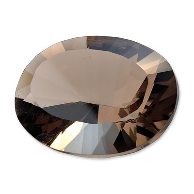Sale Photo Thumbnail #503: Large Oval Faceted Smoky Quartz Loose Gemstone