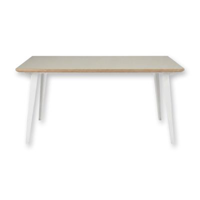 Sale Photo Thumbnail #376: Contemporary Plywood and Metal Dining Table
