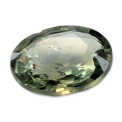 Sale Photo Thumbnail #214: Oval Cut Green Sapphire Gemstone